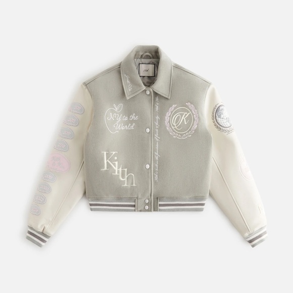 *NWT* Kith Campbell Cropped Varsity Jacket Small
